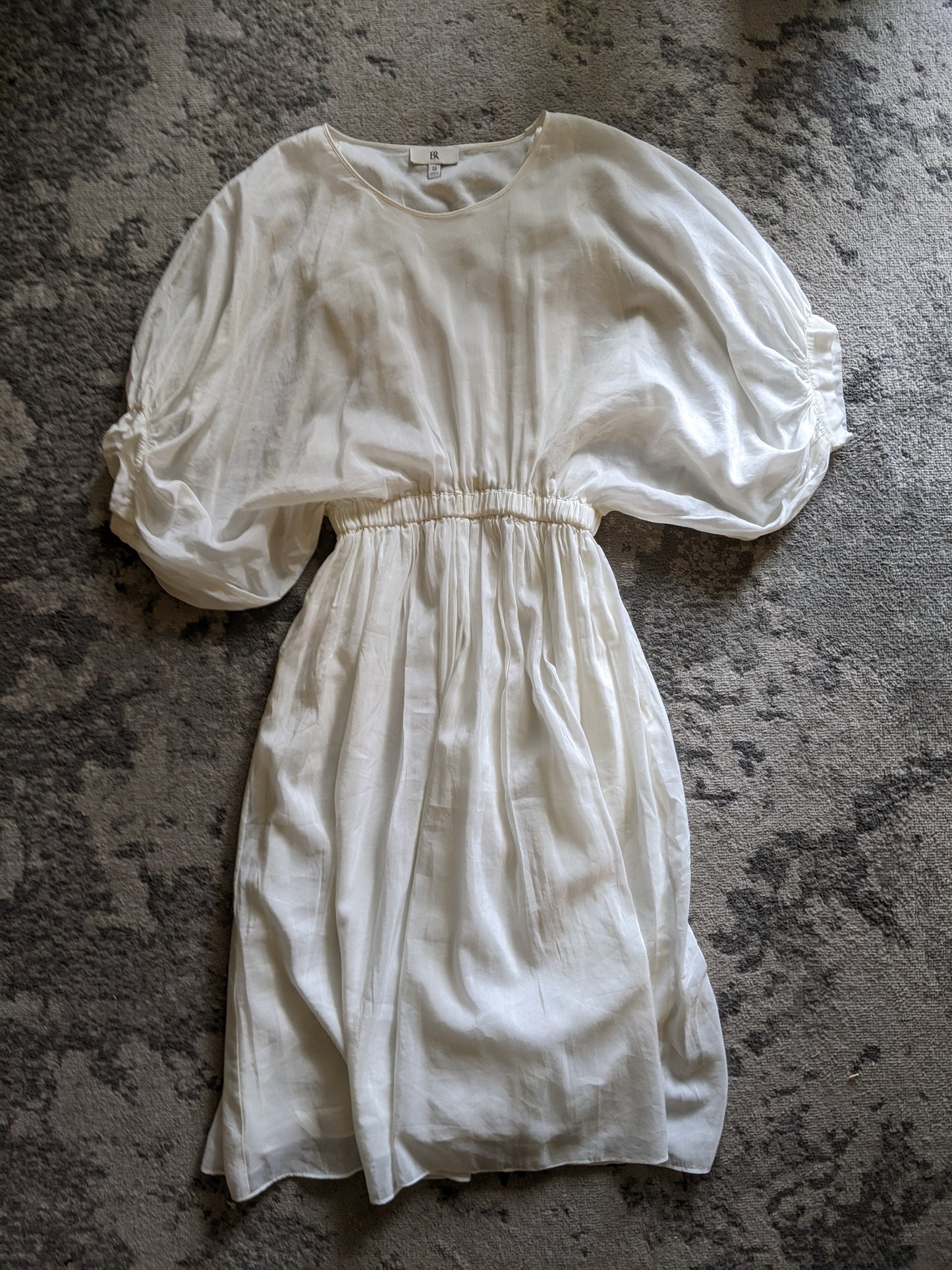 Banana Republic Eliana Cotton-Silk Dress sz XS (fits big!)