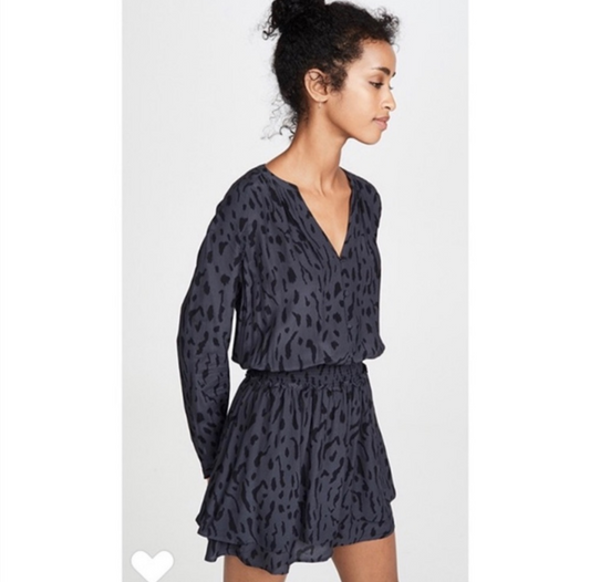Rails Jasmine dress Ash Cheetah sz Lrg