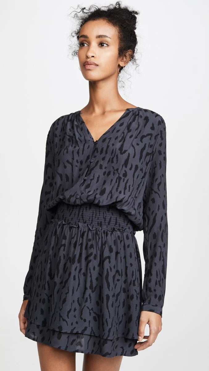 Rails Jasmine dress Ash Cheetah sz Lrg