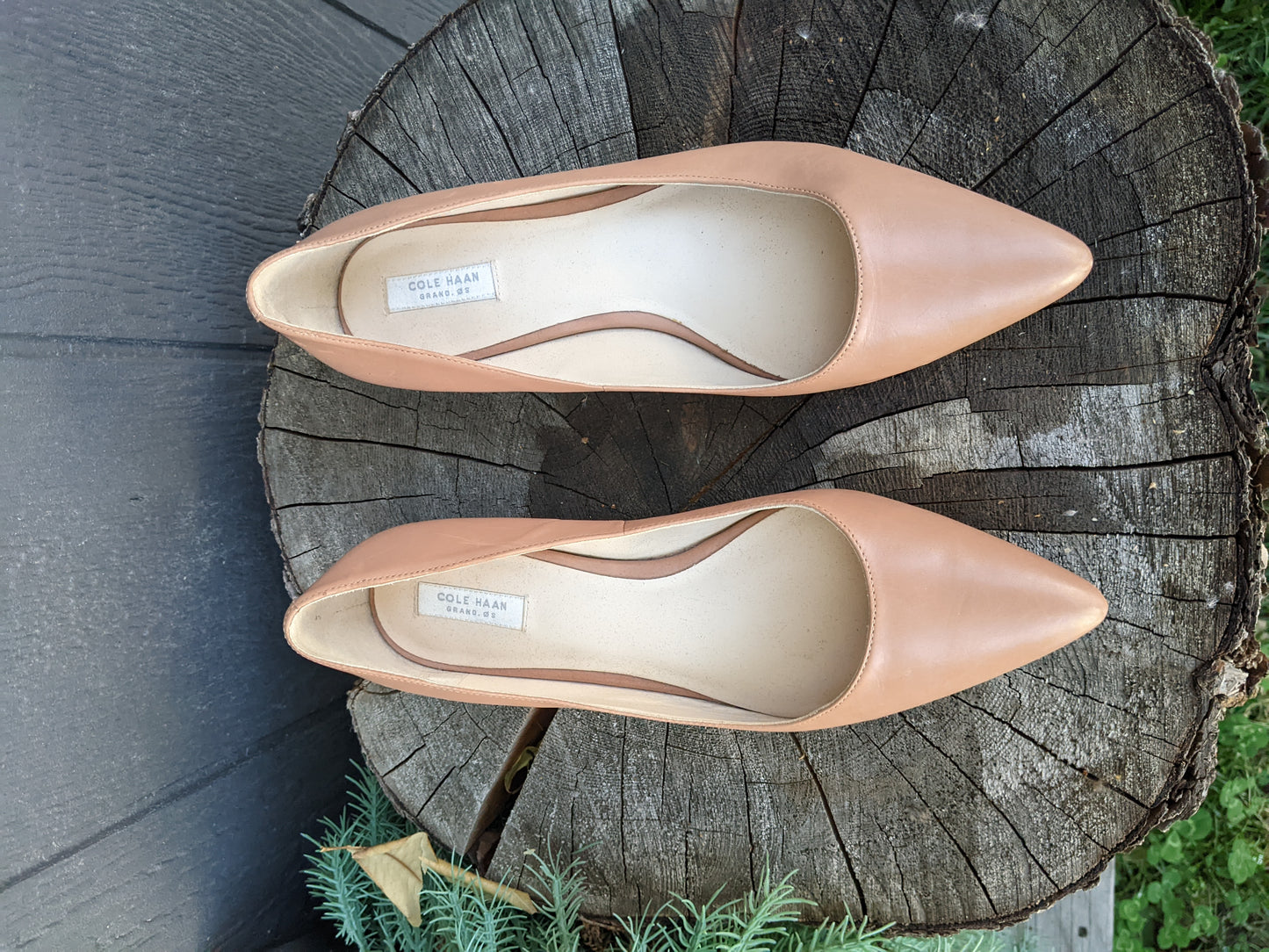 Cole Haan Vesta Skimmer Leather sz 7.5