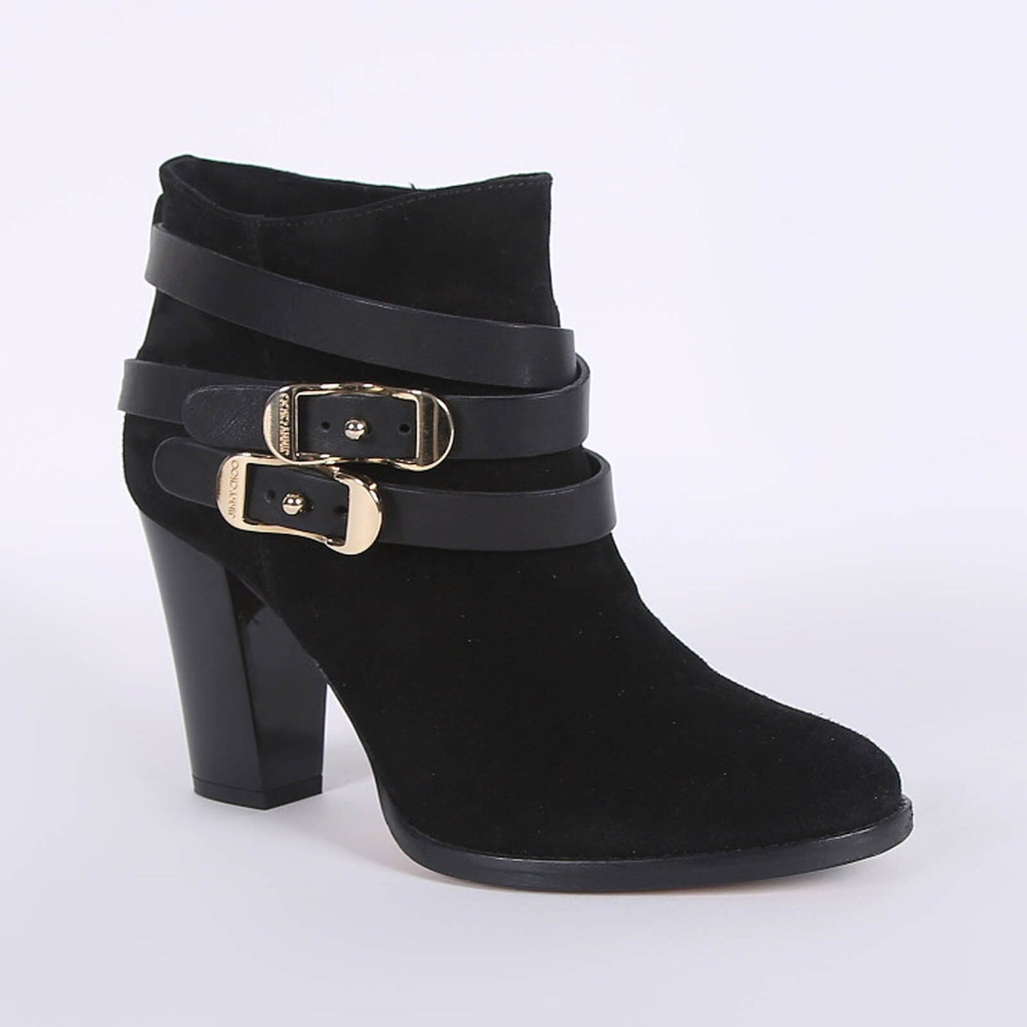 Jimmy Choo ‘Melba’ Black Suede Ankle Boot - Size 38