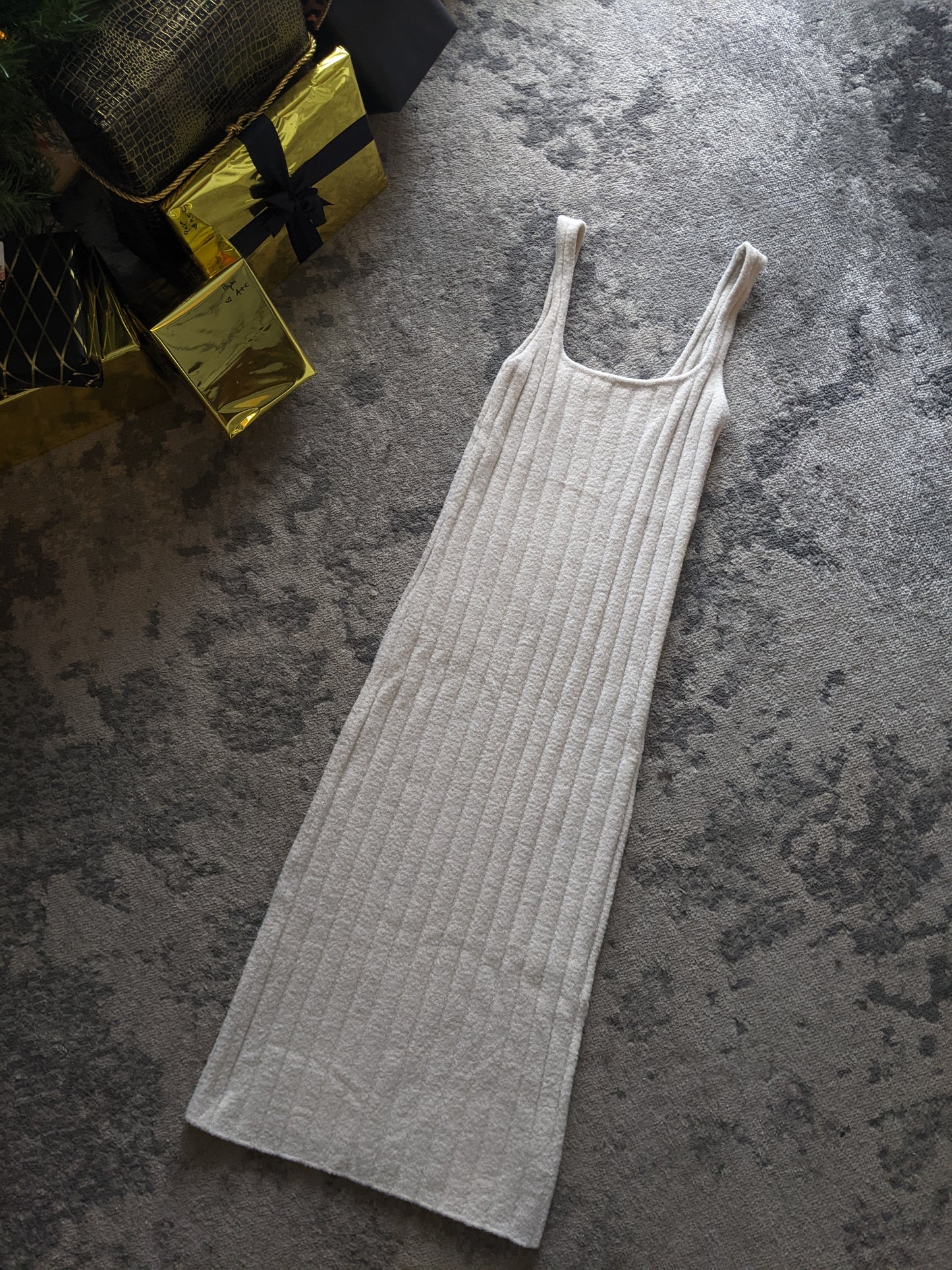 Wilfred Free Hush Knit Ribbed Tank Dress sz M