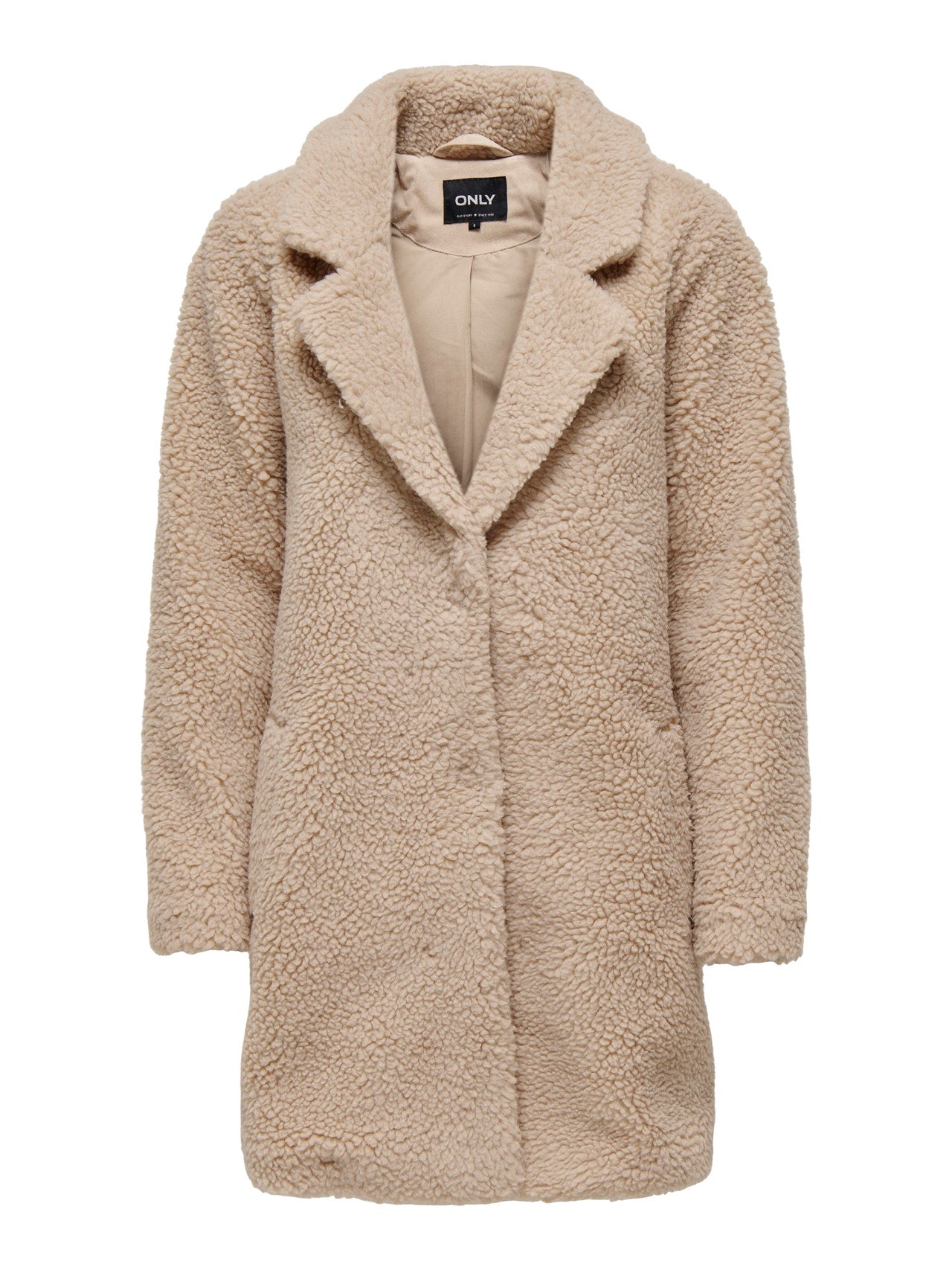 ONLY Sherpa coat sz M