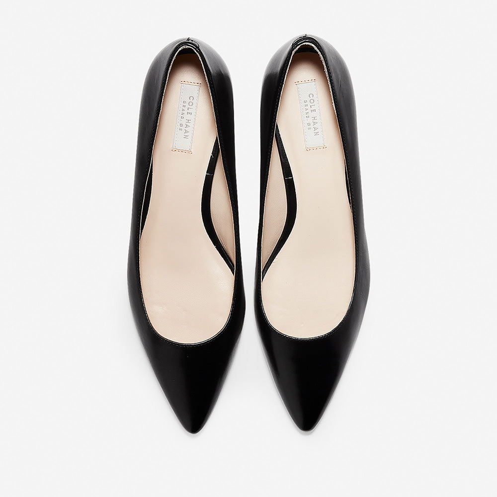 Cole Haan Vesta Skimmer Black Leather sz 7.5