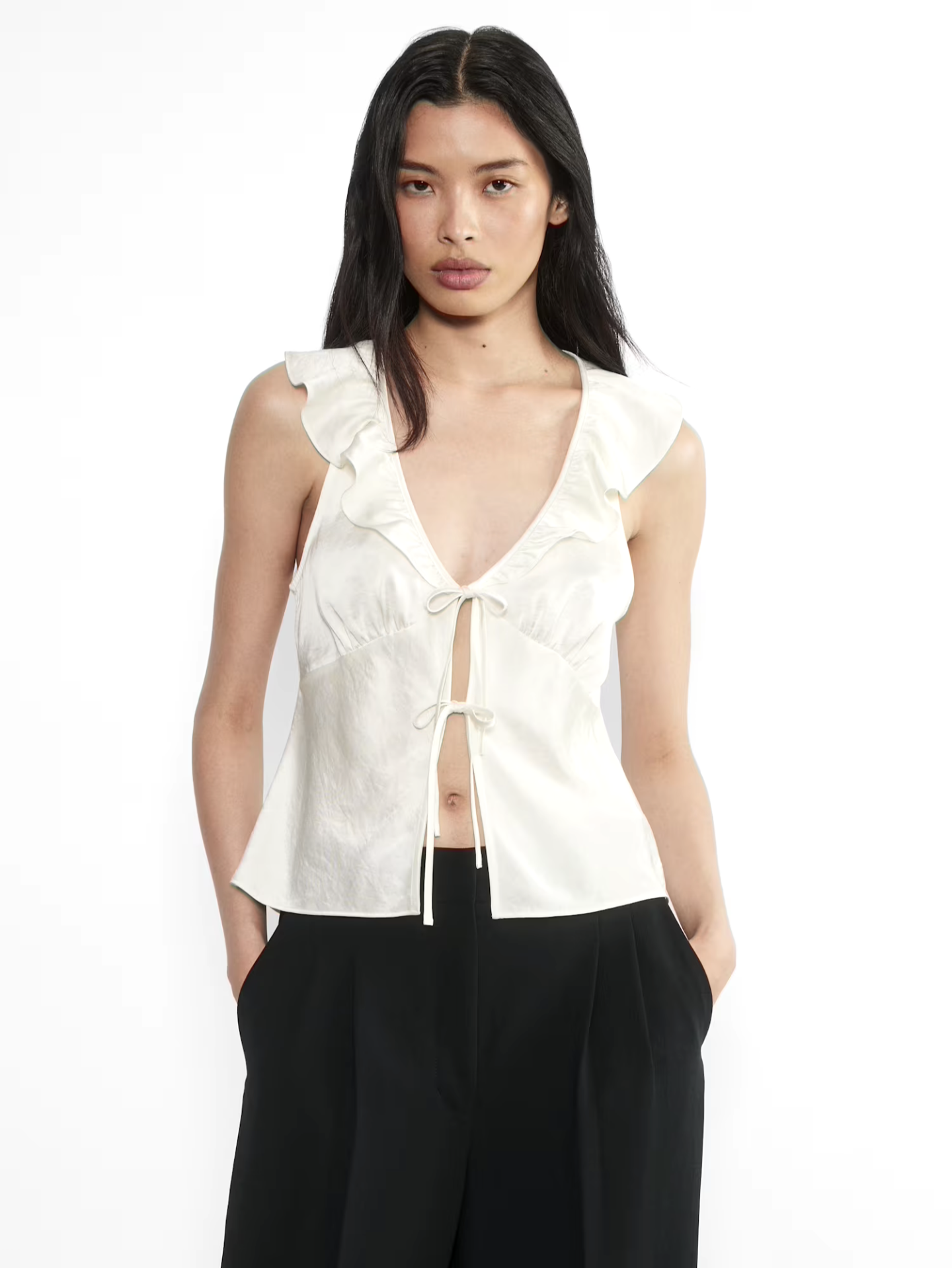 NWT! Wilfred Tonka Satin Blouse sz S