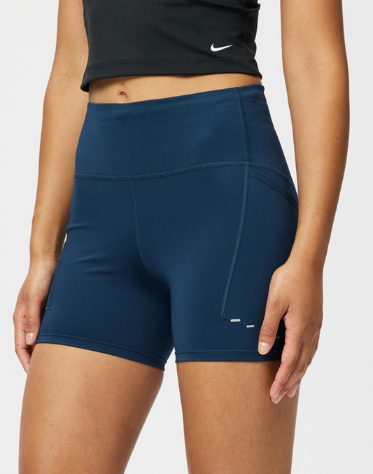 NIKE 4in Dri-FIT Swift High-Waisted Tight Running Shorts with Pockets sz S
