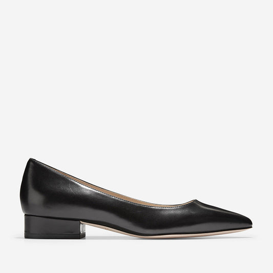 Cole Haan Vesta Skimmer Black Leather sz 7.5