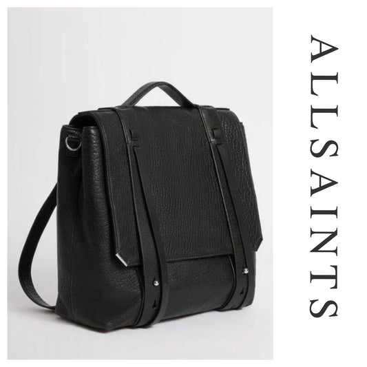 AllSaints Vincent Leather Purse/ transform to Backpack