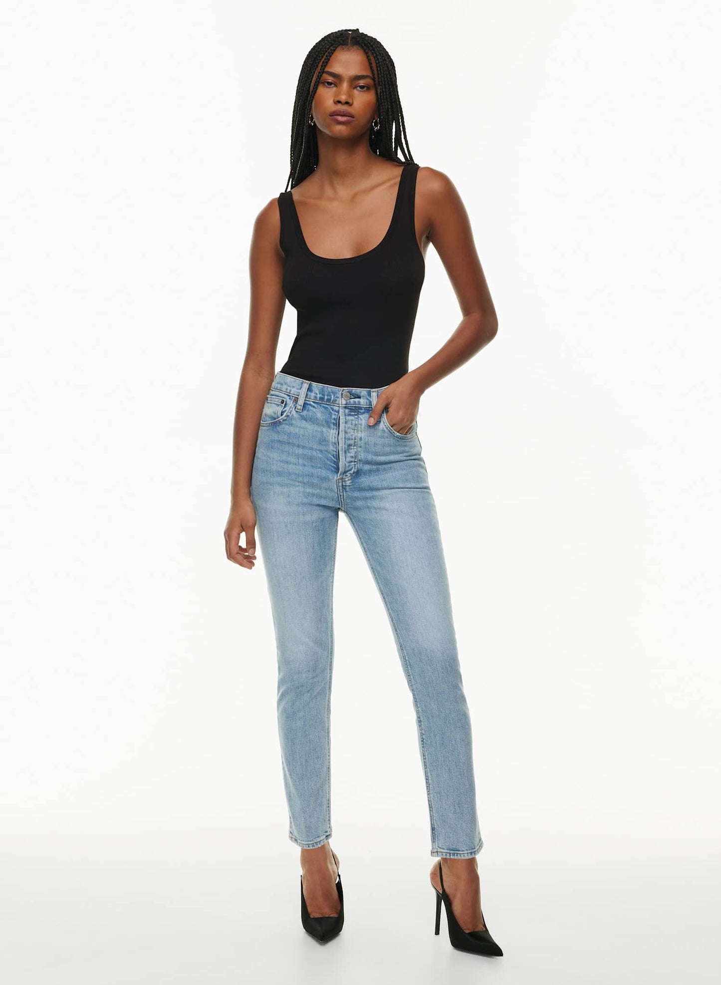 Denim Forum The Yoko High Rise Slim sz 28