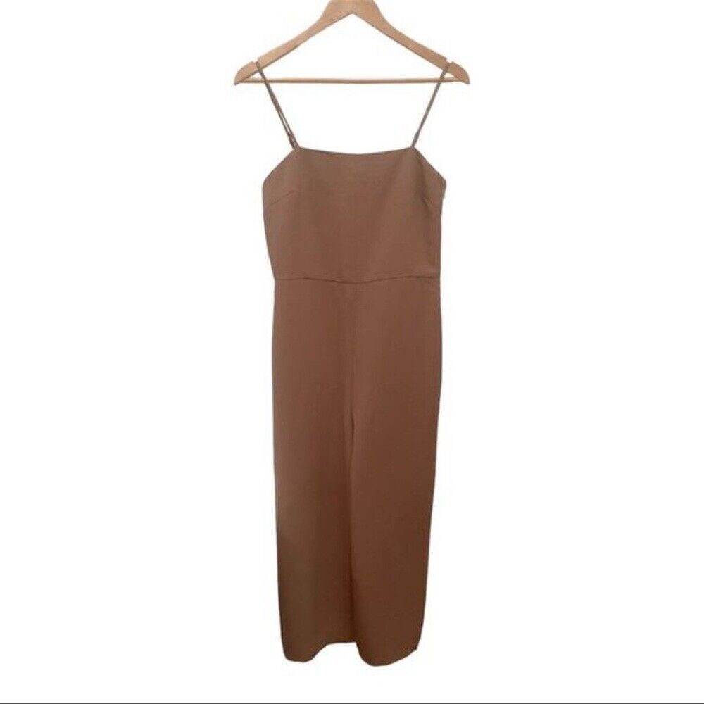 Aritzia Babaton Esteban Jumpsuit in Nutmeg sz 6