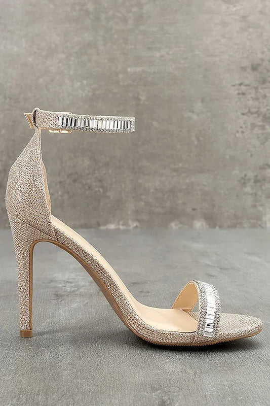 Aldo gold sparkly heels size 7.5