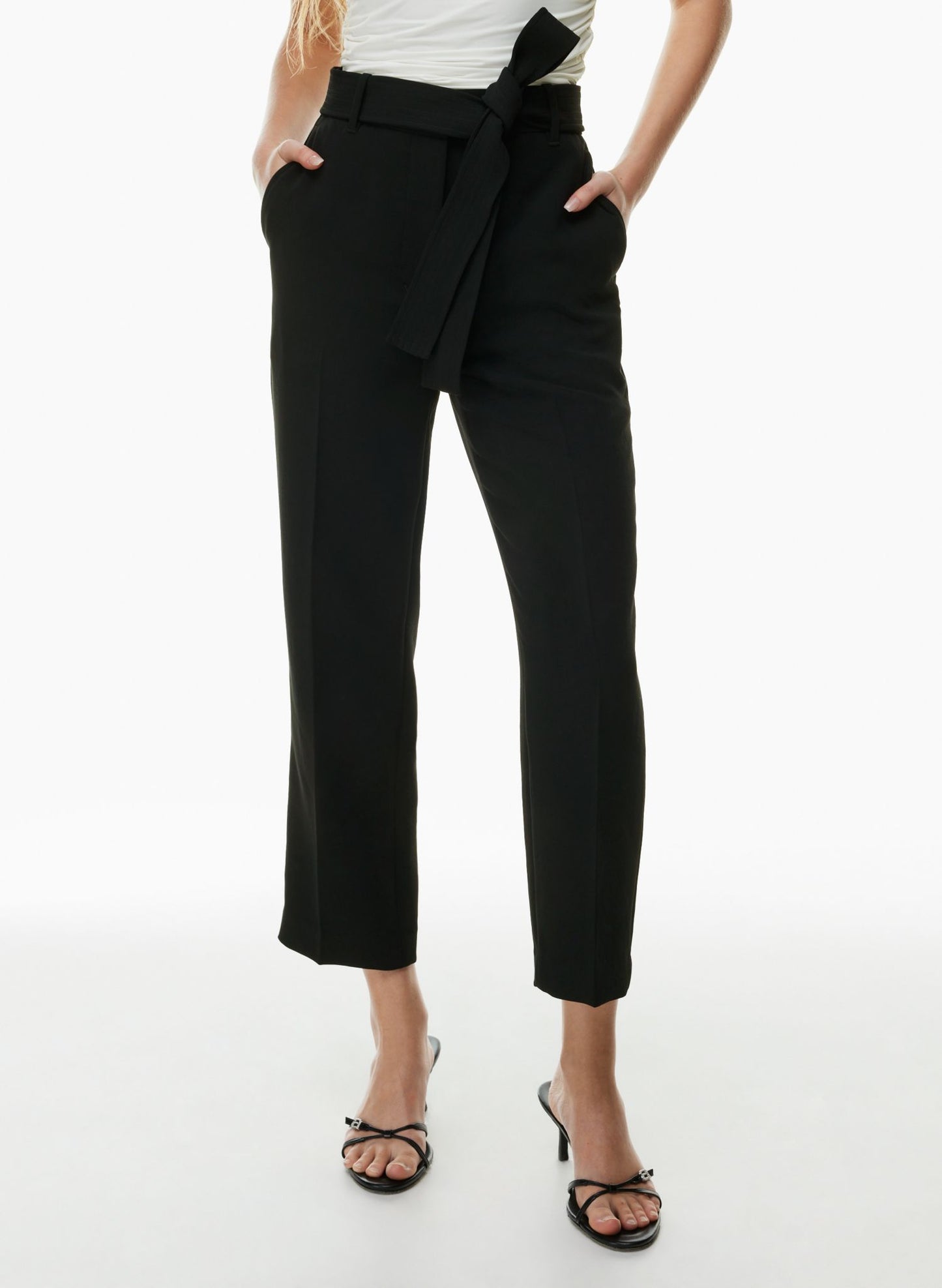 WILFRED Tie Front Pant black sz 4