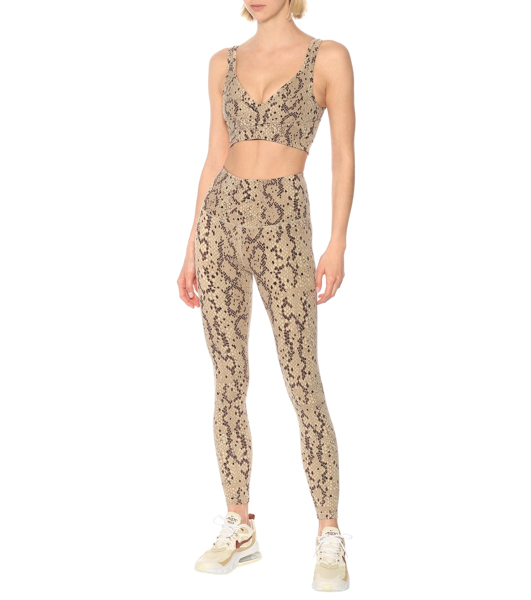 VARLEY Kellam bra and Century leggings SET in Mojave Snake sz XS.